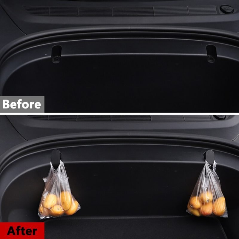Front Trunk Bag Clip Cargo Hooks For Tesla Model 3 2017-2020 - Image 2