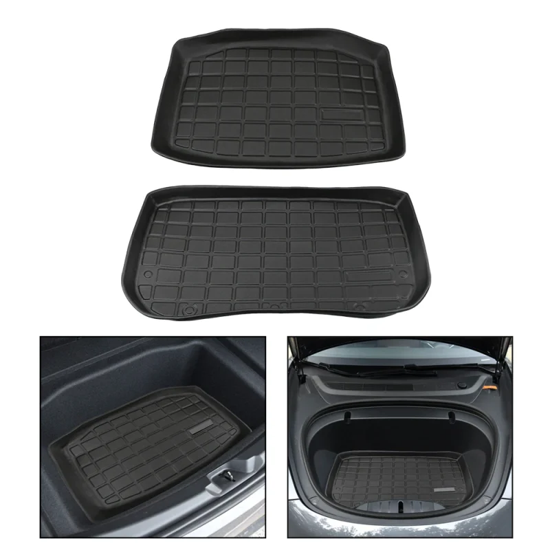 All Weather Trunk Mat Cargo Liner For Tesla Model Y 2017-2021 - Image 7