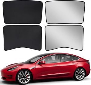 Tesla Model 3 Glass Roof Sunshades